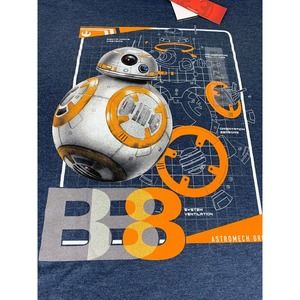 Star Wars SOFT T-Shirt Mens BB8 Very Medium - NEW
